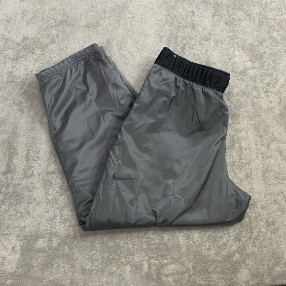 Nike Tech Pack Pants Women Large Gray Belted Windbreaker Sportswear Gym CZ9791 - Picture 1 of 16